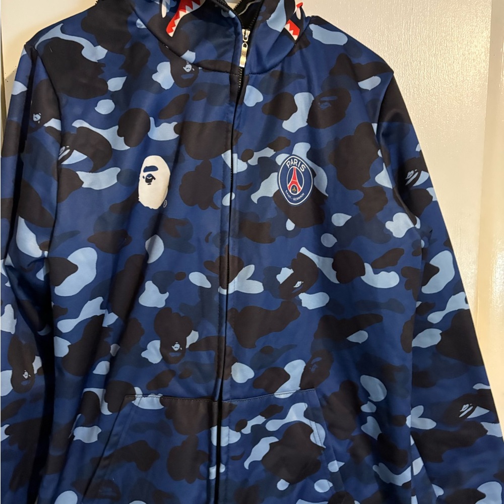 Bape Blue Camo Hoodie